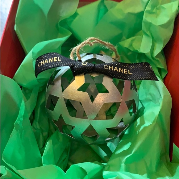 Christmas ornament with Chanel accent